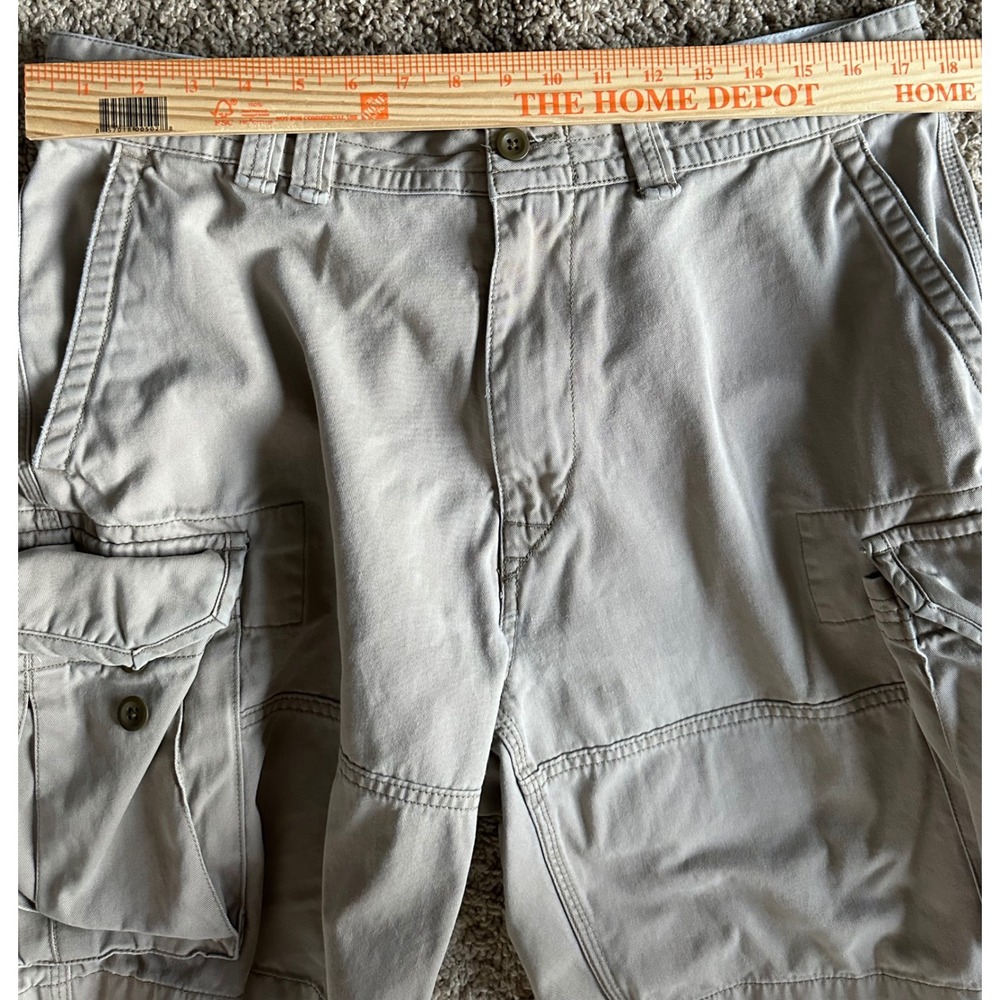Polo Ralph Lauren Mens Tan Khaki Classic Polo Chino Cargo Shorts Size 36 Cotton - Picture 4 of 10